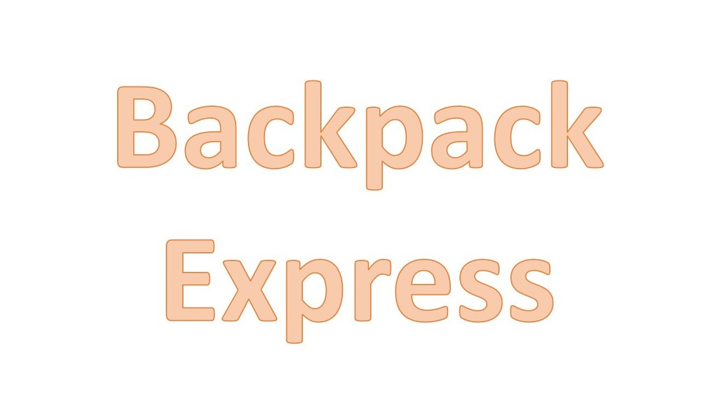 Backpack Express--October 23, 2019