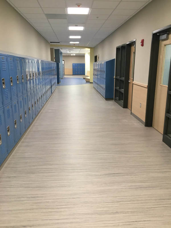 Student hallway in academic wing! 